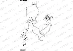 536E - FRONT BRAKE HOSE (UH200AL5 P04)