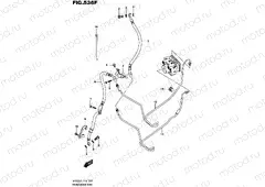 536F - FRONT BRAKE HOSE (UH200AL5 P19)