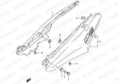 53C - SEAT TAIL COVER (MODEL K5)