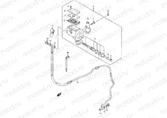 54 - CLUTCH MASTER CYLINDER (MODEL K5/K6)