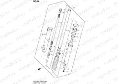 54 - FRONT FORK DAMPER (DR-Z125L4 E28)