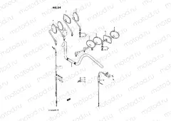 54 - HANDLEBAR - CONTROL CABLE