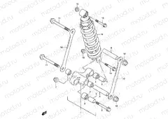54 - REAR CUSHION LEVER