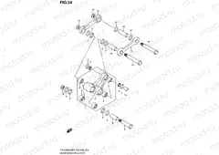 54 - REAR CUSHION LEVER