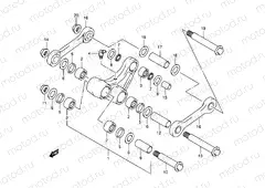 54 - REAR CUSHION LEVER