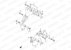 54 - REAR CUSHION LEVER