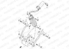 54 - REAR CUSHION LEVER (E04,E18,E22,E25,E34,P37)