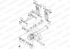 54 - REAR SWINGING ARM (SEE NOTE)