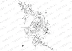 54 - REAR WHEEL