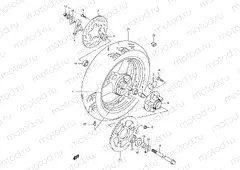 54 - REAR WHEEL