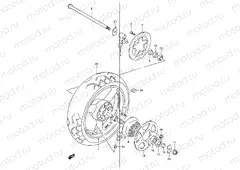54 - REAR WHEEL