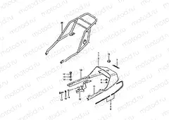 54 - SEAT TAIL COVER (MODEL X : 24L)