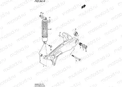 541A - REAR SWINGINGARM