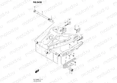 541B - REAR SWINGINGARM (GSX-R1000A)