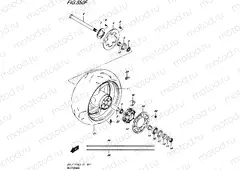543A - REAR CUSHION LEVER