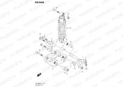 543A - REAR CUSHION LEVER
