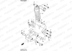 543A - REAR CUSHION LEVER