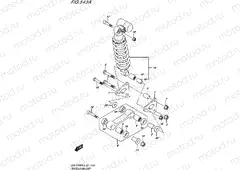 543A - REAR CUSHION LEVER (GSX-R1000A)