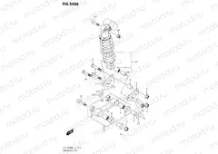 543A - REAR CUSHION LEVER (GSX-R1000A)