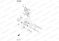 543C - REAR CUSHION LEVER (SV650XA,SV650XAU)