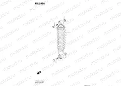 545A - REAR SHOCK ABSORBER (LT-A500XM0 P24)