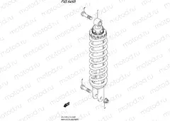 545B - REAR SHOCK ABSORBER (DR-Z125LL5 E19)