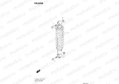 545B - REAR SHOCK ABSORBER (LT-A500XP)