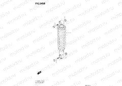 545B - REAR SHOCK ABSORBER (LT-A500XPM0 P24)