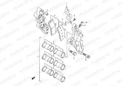 54A - FRONT CALIPERS (MODEL S/T/V/W)