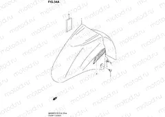 54A - FRONT FENDER (AN650AK5)