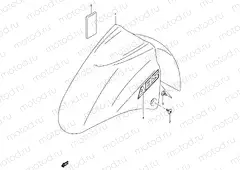 54A - FRONT FENDER (MODEL K5)