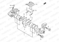 54A - REAR CALIPER (MODEL P/R/S/T)