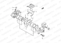 54A - REAR CALIPER (MODEL P/R/S/T)