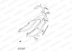 54D - SEAT TAIL COVER (GSF600SK2/SUK2)
