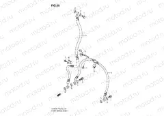 55 - FRONT BRAKE HOSE (GSX650FK8/FUK8/FK9/FUK9/FL0/FUL0)