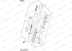 55 - FRONT FORK DAMPER (DR-Z125L4 E33)