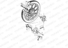 55 - FRONT WHEEL