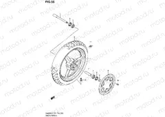 55 - FRONT WHEEL