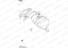 55 - FUEL TANK SIDE COVER