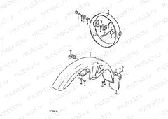 55 - HEADLAMP HOUSING - FRONT FENDER