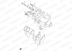 55 - REAR CALIPER (MODEL V/W)