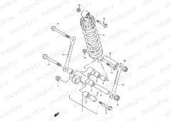 55 - REAR CUSHION LEVER