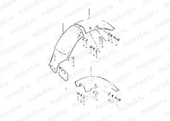 55 - REAR FENDER