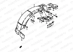 55 - REAR FENDER