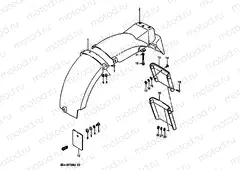 55 - REAR FENDER