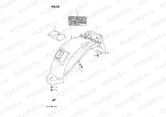 55 - REAR FENDER
