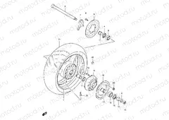 55 - REAR WHEEL