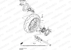 550A - REAR WHEEL (GSX-R1000RL7 E21)
