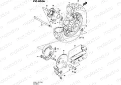 550A - REAR WHEEL (VL800L5 E02)