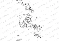 550B - REAR WHEEL (DL1000AL9 E21)